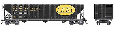 Bowser 100-Ton 3-Bay Open Hopper Canadian National #330376 HO Scale Model Train Freight Car #42169