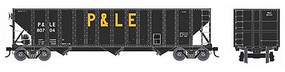 Bowser 100-Ton 3-Bay Open Hopper Pittsburgh & Lake Erie 80766 HO Scale Model Train Freight Car #42186