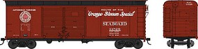 Bowser X-31a Double Door Flush roof Boxcar Seaboard #11580 HO Scale Model Train Freight Car #42329