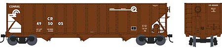 Bowser 100 ton Hopper Conrail Quality #495055 HO Scale Model Train Freight Car #42372
