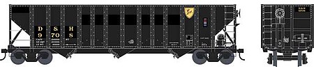 Bowser 100 ton Hopper Delaware & Hudson #9749 HO Scale Model Train Freight Car #42378
