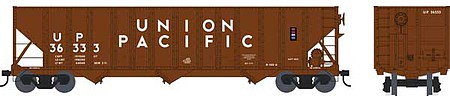 Bowser 100 ton Hopper Union Pacific #36389 HO Scale Model Train Freight Car #42414