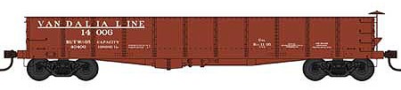 Bowser GS 40 Gondola Vandalia Line #14006 HO Scale Model Train Freight Car #42688