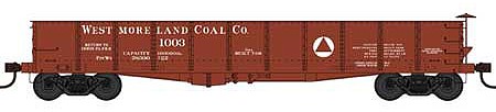 Bowser GS 40 Gondola Westmoreland Coal #1034 HO Scale Model Train Freight Car #42693