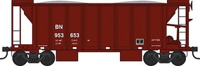 Bowser 70 ton 2-Bay Ballast Hopper Burlington Northern 953661 HO Scale Model Train Freight Car #42787