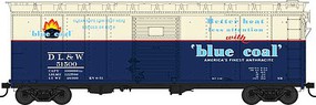 Bowser 40' SS Boxcar DL&W Blue Coal Blue and White #51502 HO Scale Model Train Freight Car #42829
