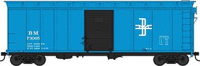 Bowser 40' Steel Side Boxcar Boston & Maine #73065 HO Scale Model Train Freight Car #42834