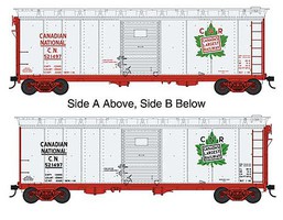 Bowser 40' Steel Side Boxcar Canadian National #521497 HO Scale Model Train Freight Car #42840