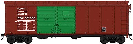 Bowser 40 Steel Side Boxcar DWC #582223 HO Scale Model Train Freight Car #42851