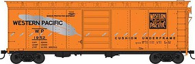 Bowser 40' Steel Side Boxcar Western Pacific #1952 HO Scale Model Train Freight Car #42864