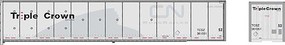 Bowser 50' Roadrailer x-CN Triple Crown Medium Logo #361101 HO Scale Model Train Freight Car #42970