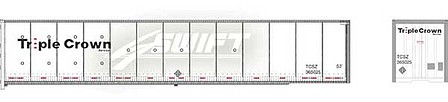 Bowser 50 Roadrailer NS X-Swift Triple Crown #365055 HO Scale Model Train Freight Car #42994