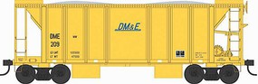 Bowser 70 ton 2 Bay Ballast Hopper Car DM&E #201