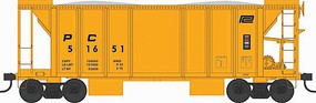 Bowser 70 ton 2 Bay Ballast Hopper Car Penn Central #51651 HO Scale Model Train Freight Car #43136