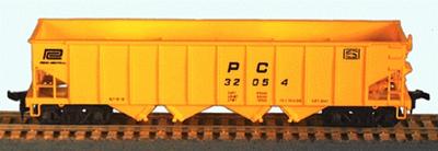 Bowser PRR H-21a 4-Bay Hopper Penn Central (yellow) - HO-Scale