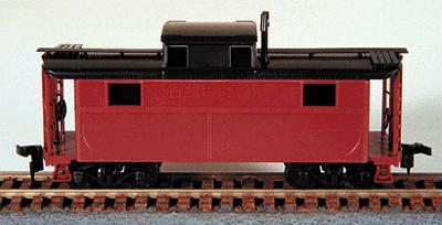 Bowser N-5 All-Steel Caboose (Cabin Car) Kit Undecorated HO Scale Model Train Freight Car #55000