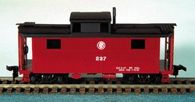 Bowser N5 Caboose PRSL (Red) HO Scale Model Train Freight Car #55026