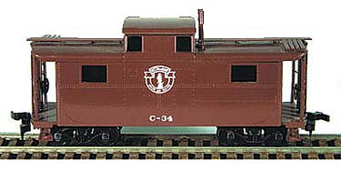 Bowser N5 Caboose Boston & Maine Minute Man Logo HO Scale Model Train Freight Car #55033