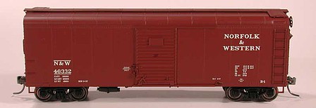 Bowser 40 X-31a Single-Door Steel Boxcar Undecorated HO Scale Model Train Freight Car #55310
