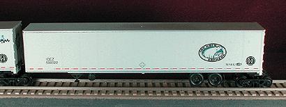 Bowser Smooth-Wall Roadrailer(R) - Kit Ice Cold Express - HO-Scale