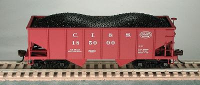 Bowser GLa 2-Bay Open Hopper Kit Chicago, Indiana & Southern HO Scale Model Train Freight Car #56238