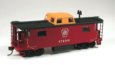 Bowser N-8 Center Cupola Caboose Kit - Pennsylvania HO Scale Model Train Freight Car #56310