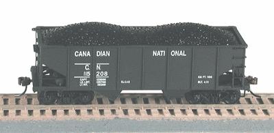 Bowser GLA 2-Bay Hopper Kit - Canadian National #115316 HO Scale Model Train Freight Car #56381