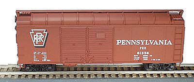 Bowser 40 X-31F Turtle Roof Double-Door Steel Boxcar PRR Kit HO Scale Model Train Freight Car #56841
