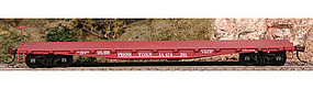 Bowser F30a 50' Flat Car Pennsylvania #473766 HO Scale Model Train Freight Car #56842 Bowser F30a 50' Flat Car Pennsylvania #473766 HO Scale Model Train Freight Car #56842