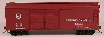 Bowser X31 40 Inset Roof Dbl Door Boxcar Pennsylvania HO Scale Model Train Freight Car #56931