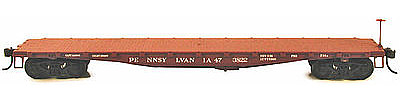 Bowser PRR Class F-30a 50 Flatcar Kit Pennsylvania Railroad HO Scale Model Train Freight Car #56966