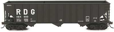 Bowser 100-Ton 45 3-Bay Hopper - Kit - Reading #484000 HO Scale Model Train Freight Car #56973
