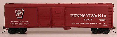 Bowser 50 Single Door Boxcar Pennsylvania RR #58978 HO Scale Model Train Freight Car #57001
