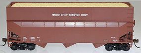 Bowser 70-Ton 40ft 3-Bay Offset Woodchip Hopper Data Only HO Scale Model Train Freight Car #57012 Bowser 70-Ton 40ft 3-Bay Offset Woodchip Hopper Data Only HO Scale Model Train Freight Car #57012