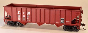 Bowser 12-Panel 3-Bay Hopper Kit Louisville & Nashville 182131 (Boxcar Red, Large L&N) Bowser 12-Panel 3-Bay Hopper Kit Louisville & Nashville 182131 (Boxcar Red, Large L&N)