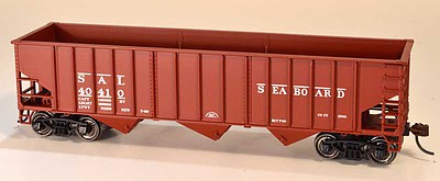 Bowser 14-Panel 3-Bay Hopper Seaboard Air Line #40414 HO Scale Model Train Freight Car Kit #60068