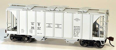 Bowser 70-Ton Covered Hopper Northamption & Bath #3657 HO Scale Model Train Freight Car Kit #60105