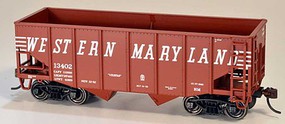 Bowser HO 55-Ton Fishbelly Hopper Western Maryland #13402 Bowser HO 55-Ton Fishbelly Hopper Western Maryland #13402