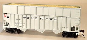 HO 70-Ton 14 Panel 3-Bay Wood Chip Hopper w/Ribbed Extension Norfolk Southern #8208