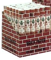 Brick Corrugated Brick Paper Display (24x5 Roll) (36/Display)