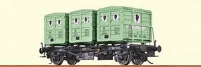 Brawa Cntnr Car BTs 30 Schwrzkp O-Scale Brawa Cntnr Car BTs 30 Schwrzkp O-Scale