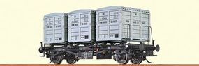 Brawa Cntnr Car BTs 30 #010 150 O-Scale Brawa Cntnr Car BTs 30 #010 150 O-Scale