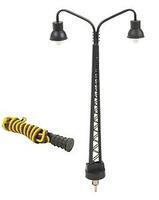Brawa Double Extended-Head Light (2-3/4'' 7cm) N Scale Model Railroad Street Light #4011 Brawa Double Extended-Head Light (2-3/4'' 7cm) N Scale Model Railroad Street Light #4011
