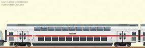 Brawa IC Dbl Dk Mid Car 2nd Cls HO-Scale Brawa IC Dbl Dk Mid Car 2nd Cls HO-Scale
