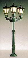 Brawa Historic Park Light Triple-Arm Upright (3-1/2'') HO Scale Model Railroad Street Light #5223 Brawa Historic Park Light Triple-Arm Upright (3-1/2'') HO Scale Model Railroad Street Light #5223