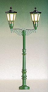 Brawa Historic Park Light Double-Arm Upright (3-1/2) HO Scale Model Railroad Street Light #5226
