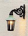 Brawa Hanging Lantern Light Wall-Mounted HO Scale Model Railroad Street Light #5352