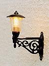 Brawa Old-Time Lantern Light Wall-Mounted HO Scale Model Railroad Street Light #5353