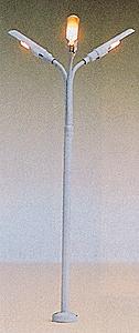 Brawa Triple Arm Curved Mast Street Light (5 High) HO Scale Model Railroad Street Light #5410