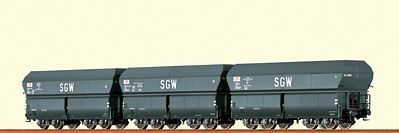 Brawa Coal Car Set/3 OOt SGW - N-Scale